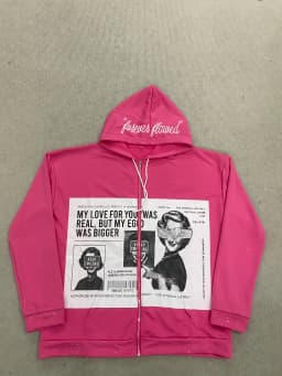Autumn and Winter American Street Hip Hop Style Retro Design Sense Personality Cardigan Hooded Men's and Women's Sweater