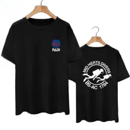 CMAS World Underwater Association PADI Diving Instructor Association T-shirt Men's Clothing and Women's 2026 Summer New T Shirt
