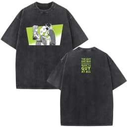 The Guy She Was Interested in Wasn't A Guy At All Manga Vintage Washed T Shirt Men Women Clothing Harajuku Cotton Casual T-shirt