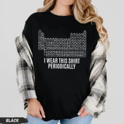 Dr Grace's Periodic Table T-Shirt Project Hail Mary Oversized T-shirt Jazz Hands I Wear This Shirt Periodically Funny Amaze Tee