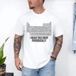 Dr Grace's Periodic Table T-Shirt Project Hail Mary Oversized T-shirt Jazz Hands I Wear This Shirt Periodically Funny Amaze Tee