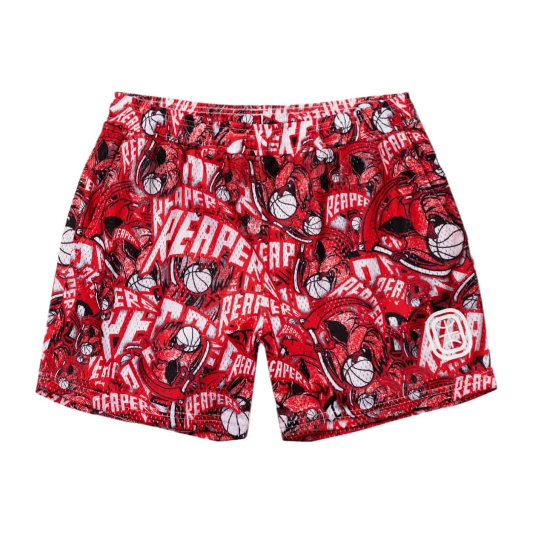 City Reapers American Retro Street Basketball Style Men's Sports Casual Shorts Summer Training Fitness Breathable Quick-drying