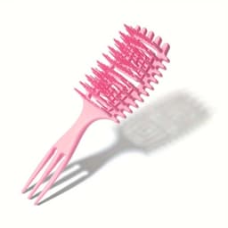 1pc Wet Curly Hair Brush, Defining Curl Detangler, for Blow Drying, Trident Handle Reduced Hair Pulling, Styling Tool Man Woman