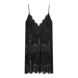 2026 Summer Women Black Lace Cami Top Deep V Neck Hollow Out Sheer Spaghetti Strap Camisole Fashion Casual Streetwear