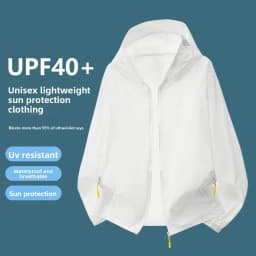 Women Summer Ultra Thin Ice Silk Sunscreen Jacket Breathable Anti-UV Sun Protection Coat Fashion Trendy Outdoor Casual Outerwear