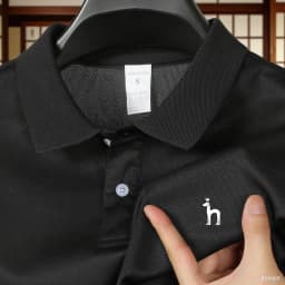High End Brand Men's Short Sleeved Polo Shirt, Summer Fashion Hot Selling Golf Casual T-Shirt