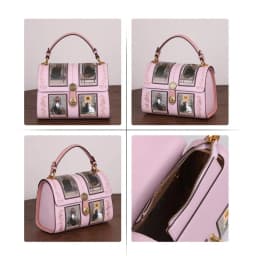 2026 Autumn and Winter New Niche Design High-End Handbag Retro Light Luxury Heavy Industry Boston Women's Pillow Small Square Ba