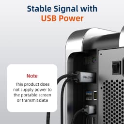 CABLETIME 4K60Hz Active HDMI to USB-C Cable with USB Power for Nintendo Switch PS3/4/5 Xreal Air 2 Game Console to Portable Moni