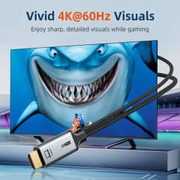 CABLETIME 4K60Hz Active HDMI to USB-C Cable with USB Power for Nintendo Switch PS3/4/5 Xreal Air 2 Game Console to Portable Moni