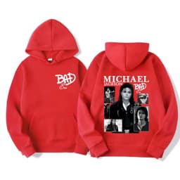 King of Pop Michael Jackson Bad Era Album Graphic Hoodies Men Women Vintage Hot Sale Hoodie Oversized Fleece Comfort Sweatshirts