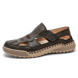 New Summer Men's Sandals Outdoor Roman Casual Shoes Wading Sandals Flat Non-slip Sneakers Men's Beach Sandals Big Size 38-48