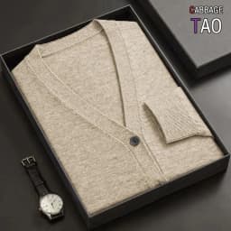 Mens New V-Neck Knitted Cardigan Long Sleeve Button Down Sweater Coat Solid Color Lightweight Thick Warm Winter Outerwear