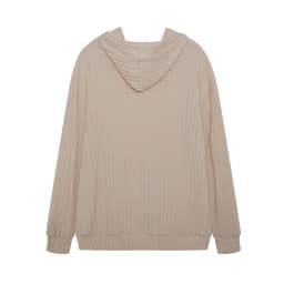 Autumn Winter European American Hooded Knitwear Long Sleeve Striped Kangaroo Pocket Sweater for Men