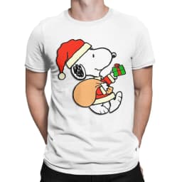 Snoopy Charlie Brown T-Shirt Men Cotton Top Tee Harajuku O-neck Short Sleeve