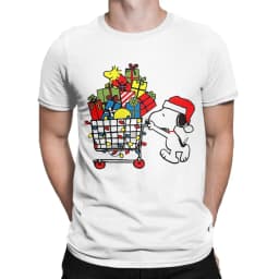 Snoopy Charlie Brown T-Shirt Men Cotton Top Tee Harajuku O-neck Short Sleeve