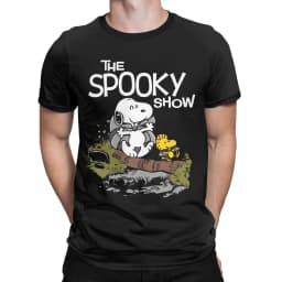 Snoopy Charlie Brown T-Shirt Men Cotton Top Tee Harajuku O-neck Short Sleeve