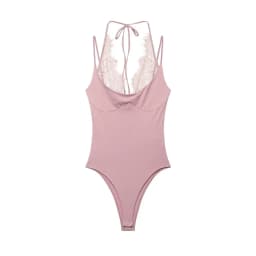 TFMLN Women Sexy Slim Bodysuits Chic Lace Partwork Sleeveless Fashion Backless Sling Tops 2026 Newest Lady Casual Playsuit