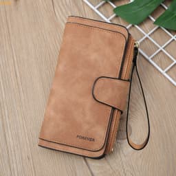 Sunflower Butterfly Pastoral Wind Women Leather Wallets For Woman Long Zipper Large Ladies Clutch Bag Female Purse Card Holder