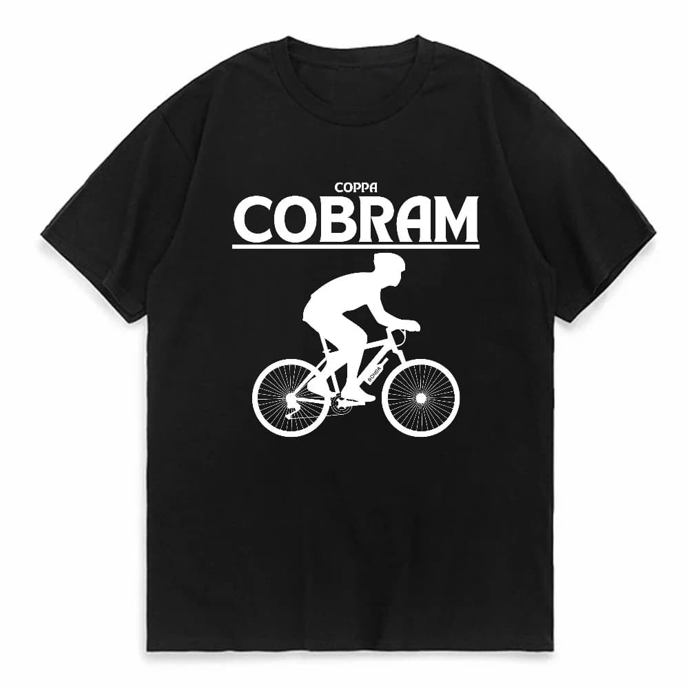 Fantozzi Cobram Cup Vintage Washed Short Sleeve T-Shirt Homme Casual Versatile Soft Stylish Comfortable Everyday Tee