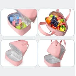Multifunctional Double-layer Insulated Bag, Portable Lunch Bag for Outdoor, Thermal Breast Milk Storage Bag Perfect Gift for Her
