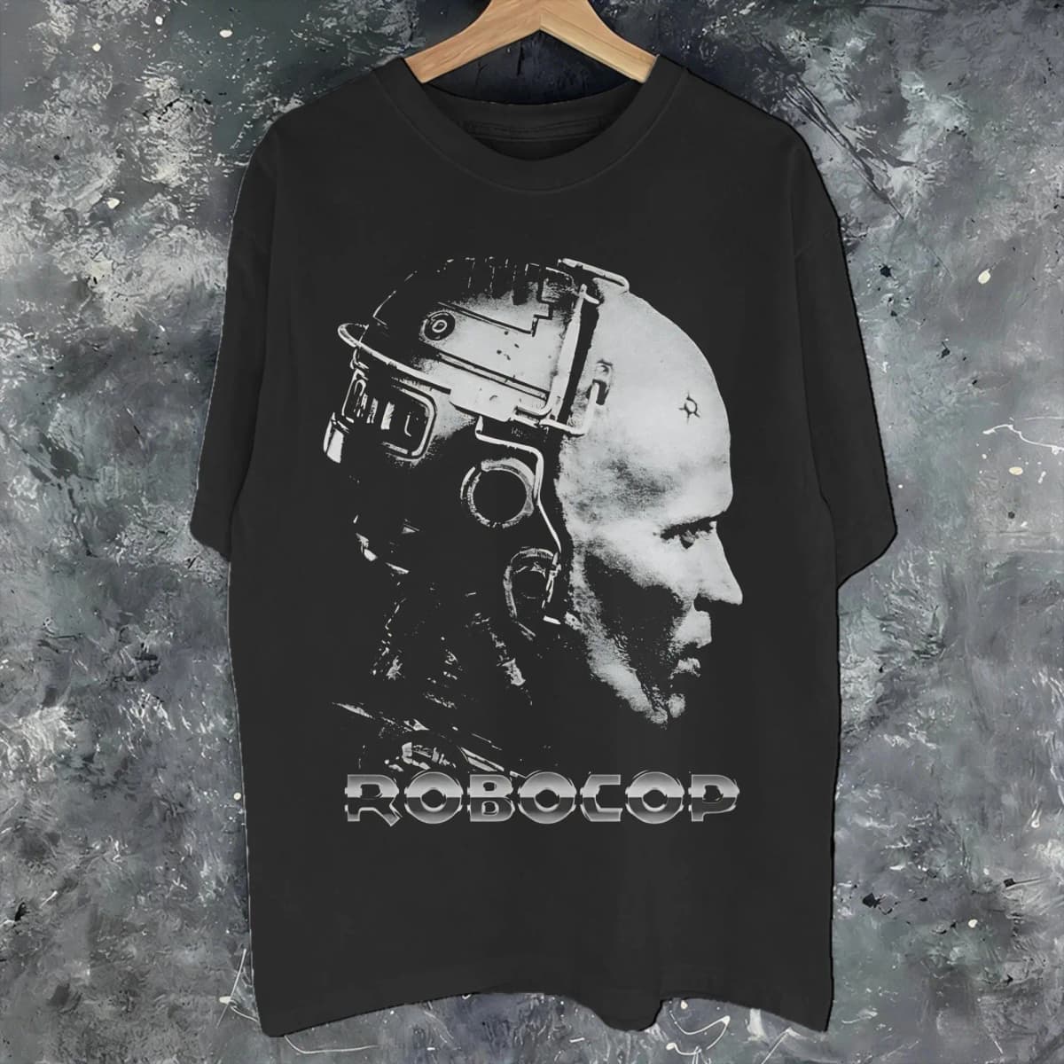 Printed Robocops Sci Fi Parody T Shirt For Unisex Pure Cotton Tee Shirt Short Sleeve Clothes
