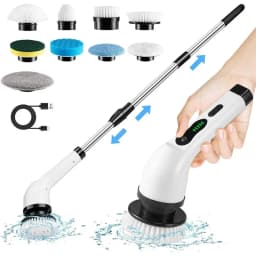 Multifunctional Electric Cleaning Brush Electric Cordless Spin Scrubber Toilet Mops Portable Cleaning Tool For Kitchen/Bathroom/