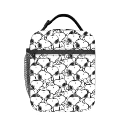 S-Dog-Snoopies Cartoon Thermal Insulated Lunch Bag for Office Cartoon Portable Food Bag Container Cooler Thermal Lunch Boxes