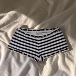 Color Blocked Fashionable Summer Shorts Y2K sexy Slim Fit Versatile Low Waist Gothic Hip-Hop Street Men's and Women's Suit Emo