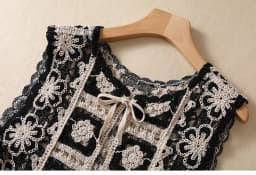 Granny Square Crochet Knit Blouse Tip Up Floral Lace Vest Women Openwork Knitted Sleeveless Waistcoat Summer Boho Beach Cover Up