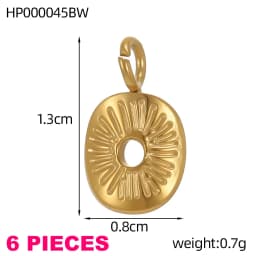 Waterproof Jewelry Stainless Steel Pendant Heart Sun Music Dragonfly Flower Swan Cat Paw Charm DIY Pendant Accessories