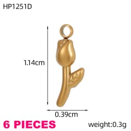 Waterproof Jewelry Stainless Steel Pendant Heart Sun Music Dragonfly Flower Swan Cat Paw Charm DIY Pendant Accessories
