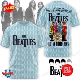 Mens T-shirt New 2026 The Beatles Tour 3D Print Tshirt Men Women Fashion Fans Hip Hop Short Sleeve Tops Tees Men Clothing Kids