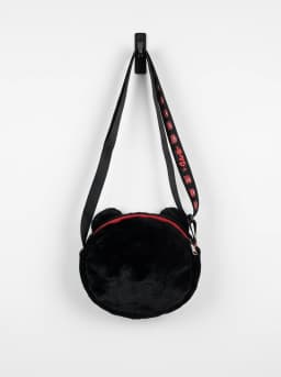 Cute Bear-Shaped Plush Crossbody Bag, Soft Furry Shoulder Bag with Adjustable Strap for Women Girls