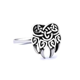 Viking Style Stainless Steel Huge Dragon Ring for Men Male Fashion Jewelry as gift with wooden box