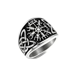 Viking Style Stainless Steel Huge Dragon Ring for Men Male Fashion Jewelry as gift with wooden box