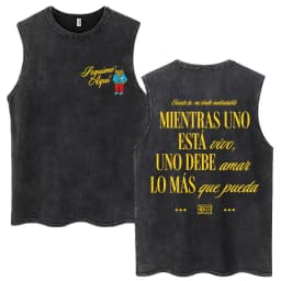 Rapper Washed Tank Tops DTMF Music Album Vintage Hip Hop Sleeveless T Shirt Men Women High Quality 100% Cotton Loose Vests