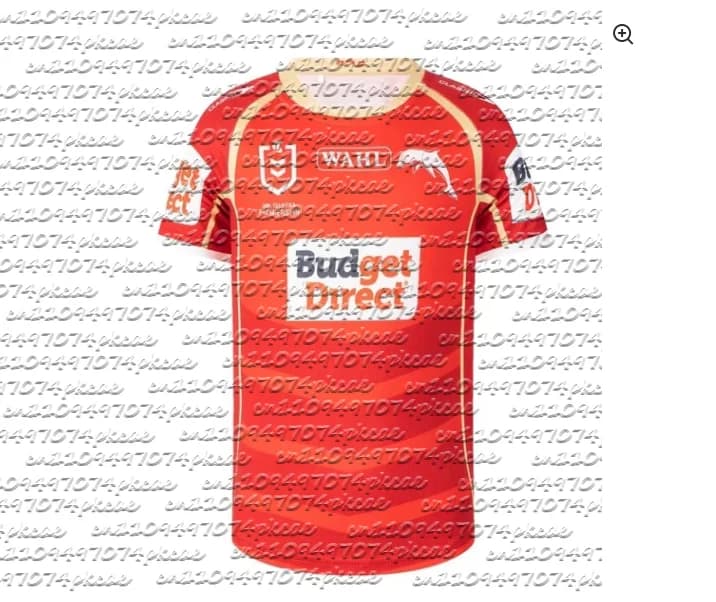 2026 Summer New Dolphins NRL Jersey Family Matching Y2K Star Chasing T-shirt Suitable for Daily and Training Wear