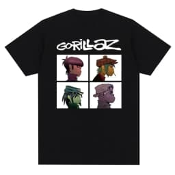 2026 New Music Band Gorillazs Punk Rock Print T Shirt 90s Casual Fashion Short Sleeve Plus Size T Shirt Unisex