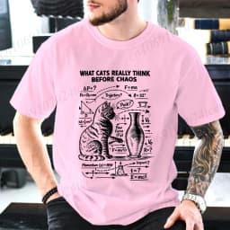 Funny Cat Science Printed Mens Graphic Tee Novelty Sarcastic Funny T-Shirt New Fashion Men Women T-Shirts Casual Short Sleeve