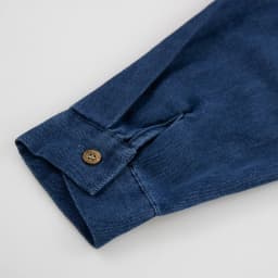 CH Embroidered Denim Long Sleeve Shirt Women Point Collar Regular Fit American Style Comfortable Casual Daily Tops