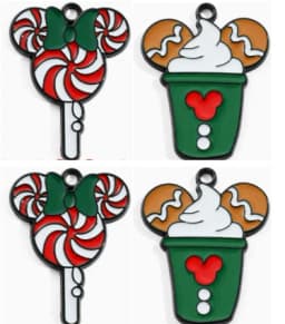 10 pcs Christmas Lollipop ice cream Charms Pendants for Jewelry Making Necklaces Earrings Braceltes DIY Crafts Gifts