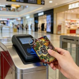 Funny Rat Fink 1Pc PU Leather Card Holder Keychain Key Ring Door Lock Access Tags ID Card Case Keychain Card