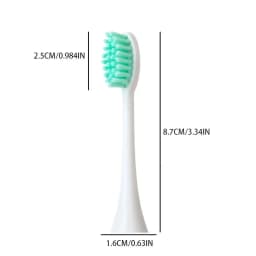 8pack Electric Toothbrush Replacement Heads Compatible with Sonicare HX2 Series Models HX2021, HX2421, HX2431,HX243W,HX2482