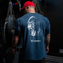 Oversized Muscle Sports Fitness Training Gym Leisure T-Shirt Men's and Women's Luxury Brand Top