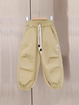 New Summer Chidrens Pants Lightweight Quick-dry Anti-mosquito Jogger Pants for Boys Loose Wide Leg Boys Pants with Pockets
