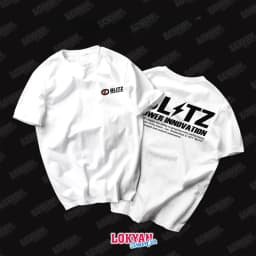BLITZ Short-sleeved JDM T-shirt Modified Car Classic Brand Printed Short-sleeved Motorcycle Graphic Breathable Casual Men's Tee