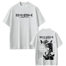 Anime Death Note Misa T Shirts Men Women Clothing High Quality Cotton Tee Shirt Fashion Vintage Short Sleeve T-shirts Streetwear