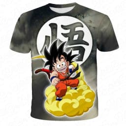 Anime Dragon Ball Son Goku 3D Print Kids T Shirt Summer Fashion Casual T-shirt Boy Girl Unisex Comfortable Short-sleeved Shirts
