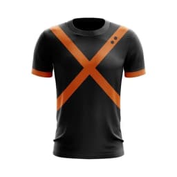 2026 My Hero Academia Men's Summer T-shirts Midoriya Izuku 3D Printing School College Style Boku Hero Academia Blue T Shirt Tops