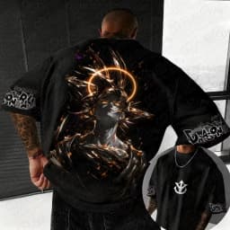 Saiyan Son Goku Anime Dragon Ball Harajuku Men Summer T-shirt 2026 Oversized Retro Street Women Casual Loose Short Sleeve Unisex